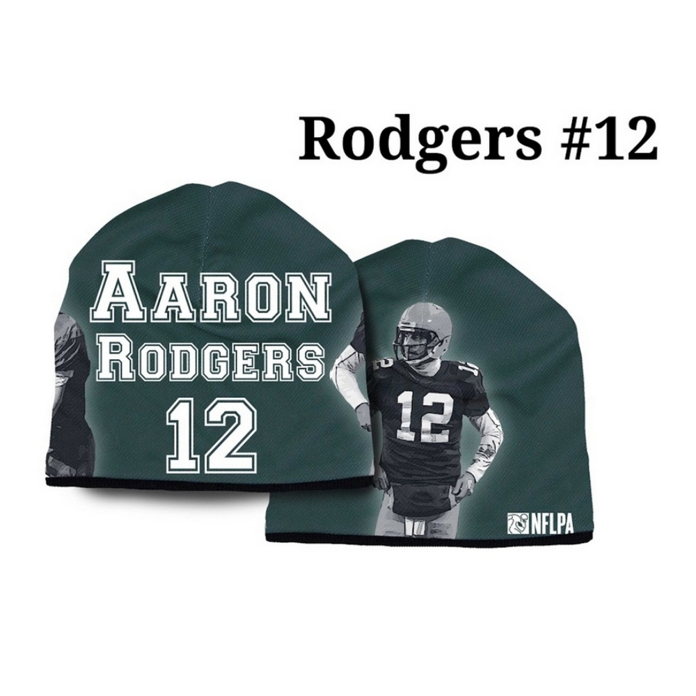 NWT Green Bay Packers #12 Aaron Rodgers Fushion Beanie Lightweight Unisex